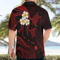 Polynesian Hawaii Hawaiian Shirt Molokai Islands with Pacific Plumeria Red Vibe - Wonder Print Shop