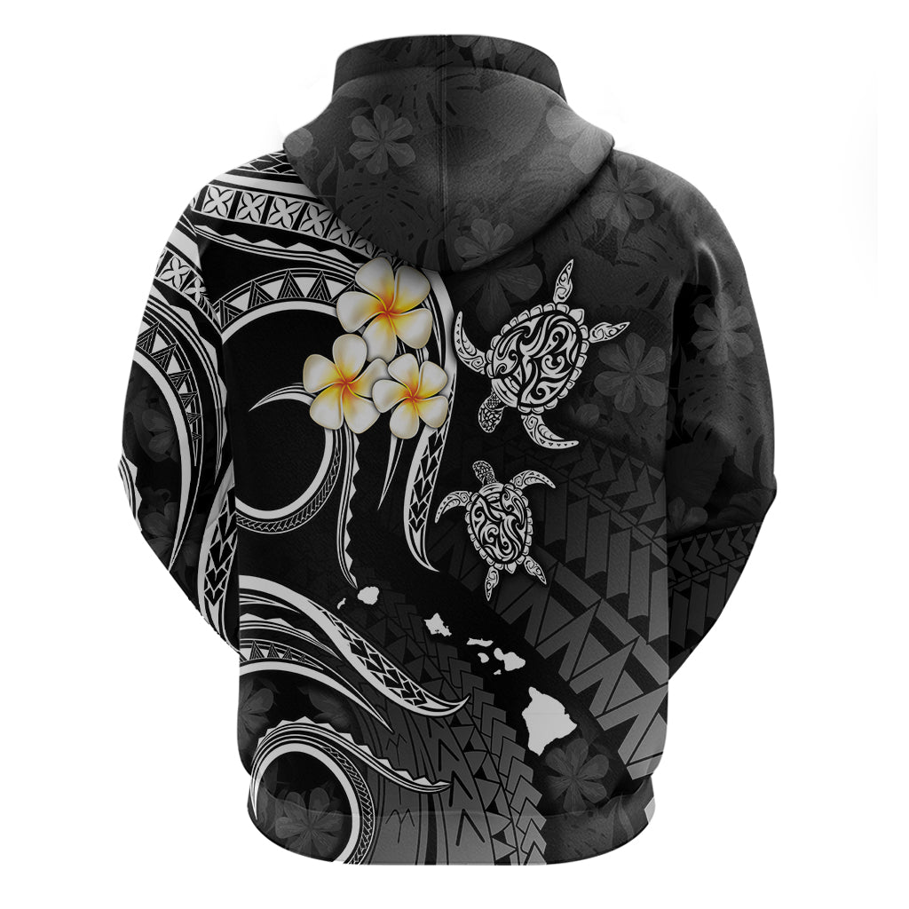 Polynesian Hawaii Hoodie Molokai Islands with Pacific Plumeria White Vibe - Wonder Print Shop