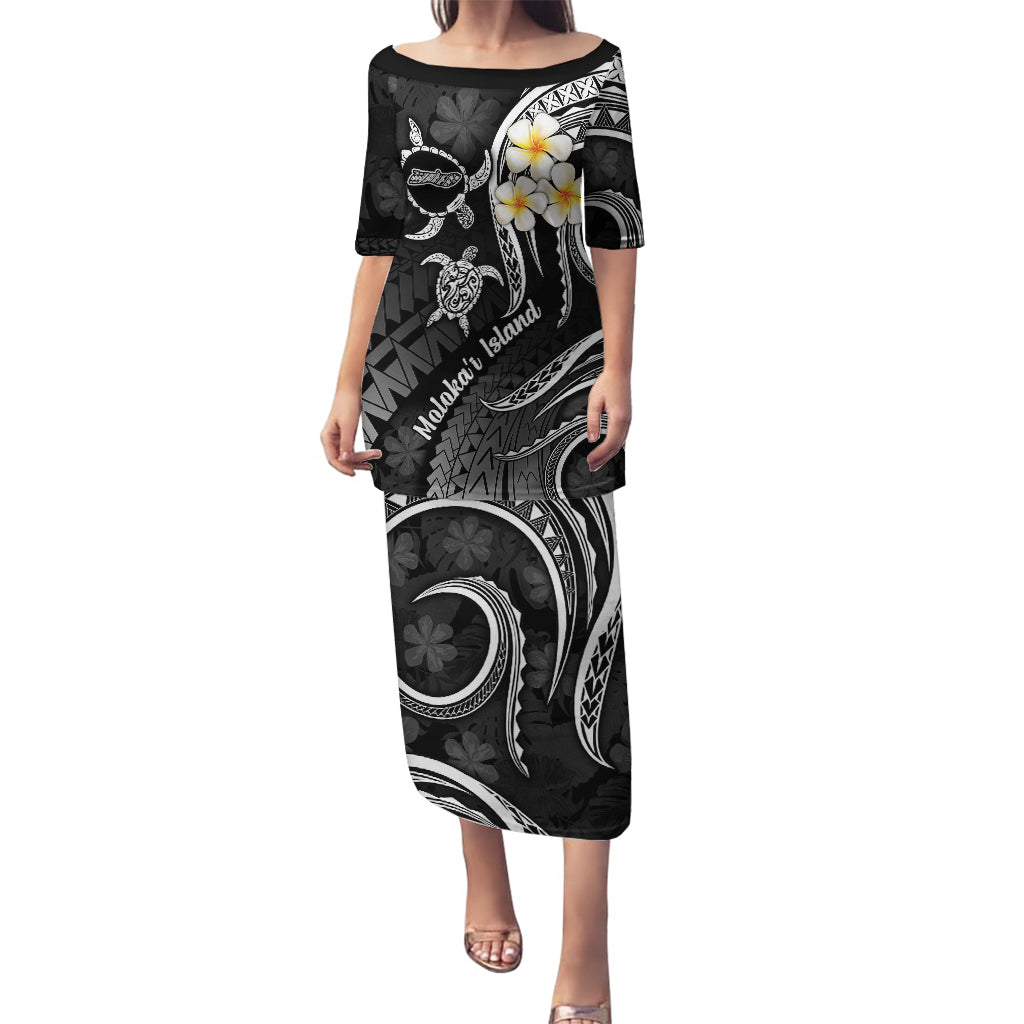 Polynesian Hawaii Puletasi Molokai Islands with Pacific Plumeria White Vibe - Wonder Print Shop