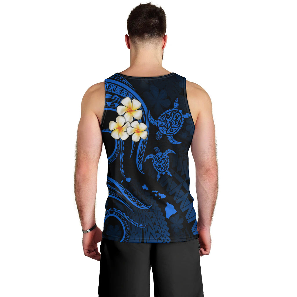 hawaii-men-tank-top-lanai-islands-polynesian-sunset-plumeria-blue-vibe