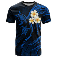 Hawaii T Shirt Lanai Islands Polynesian Sunset Plumeria Blue Vibe - Wonder Print Shop