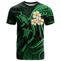 Hawaii T Shirt Lanai Islands Polynesian Sunset Plumeria Green Vibe - Wonder Print Shop