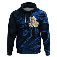 Hawaii Hoodie Kauai Islands Polynesian Sunset Plumeria - Wonder Print Shop