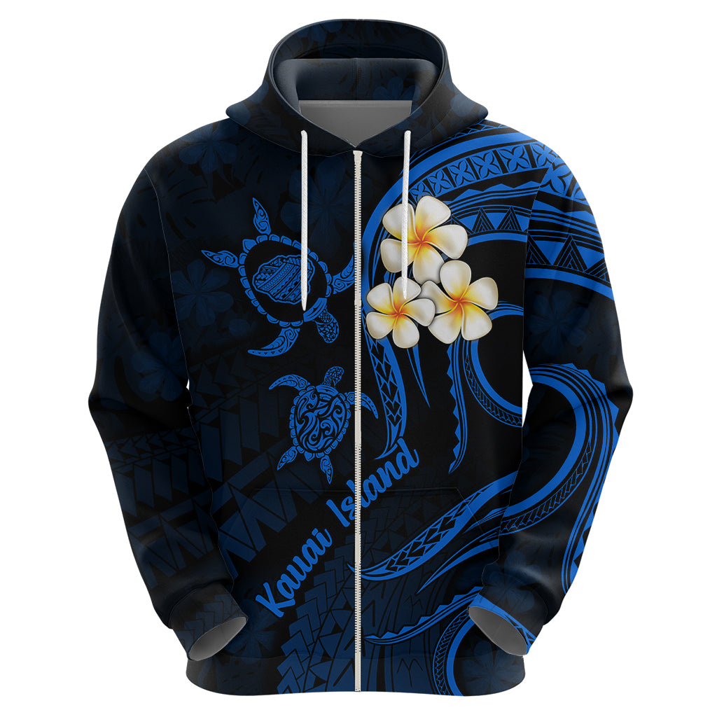 Hawaii Hoodie Kauai Islands Polynesian Sunset Plumeria - Wonder Print Shop