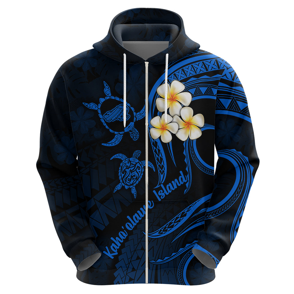 Hawaii Hoodie Kahoolawe Islands Polynesian Sunset Plumeria - Wonder Print Shop