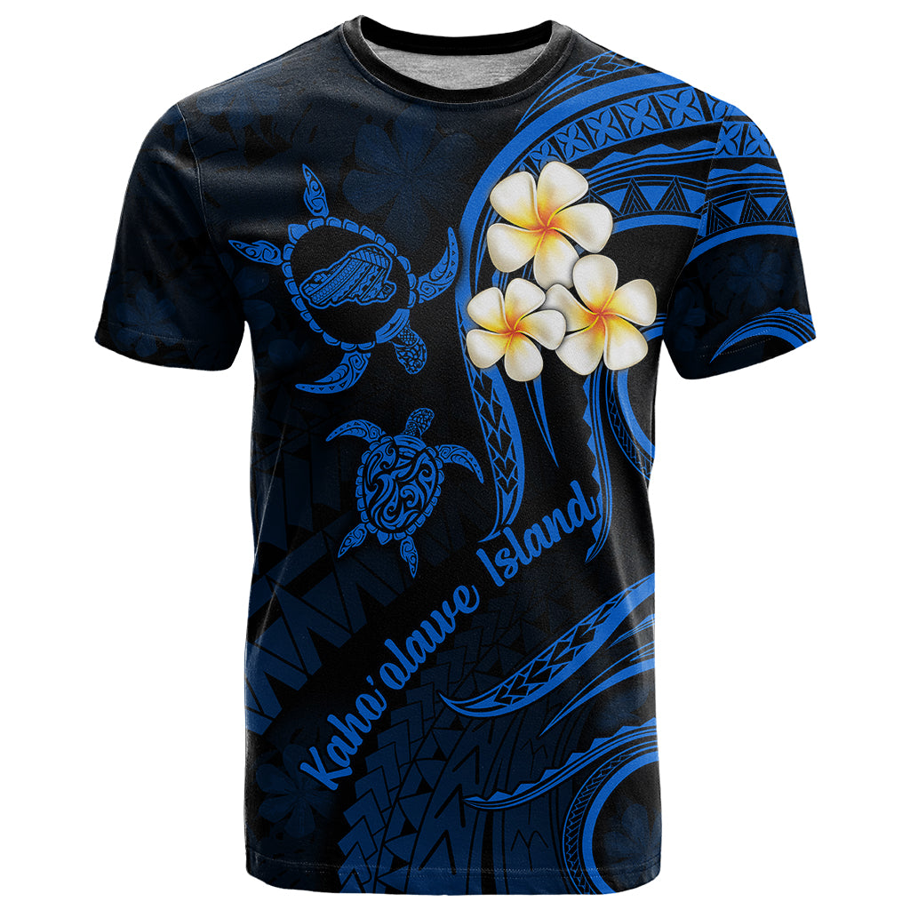 Hawaii T Shirt Kahoolawe Islands Polynesian Sunset Plumeria - Wonder Print Shop