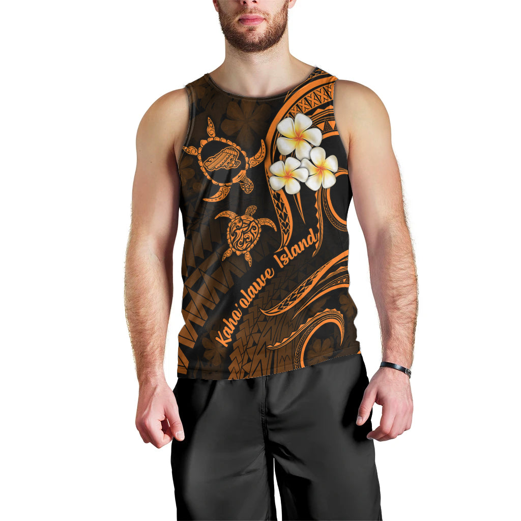 hawaii-men-tank-top-kahoolawe-islands-polynesian-sunset-plumeria-gold-vibe