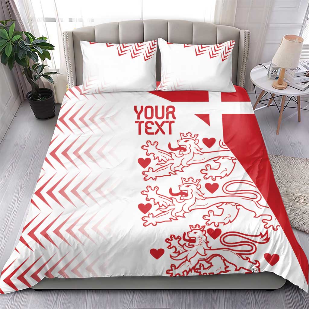Custom Denmark Football Bedding Set Come On Danish Dynamite LT9 - Wonder Print Shop