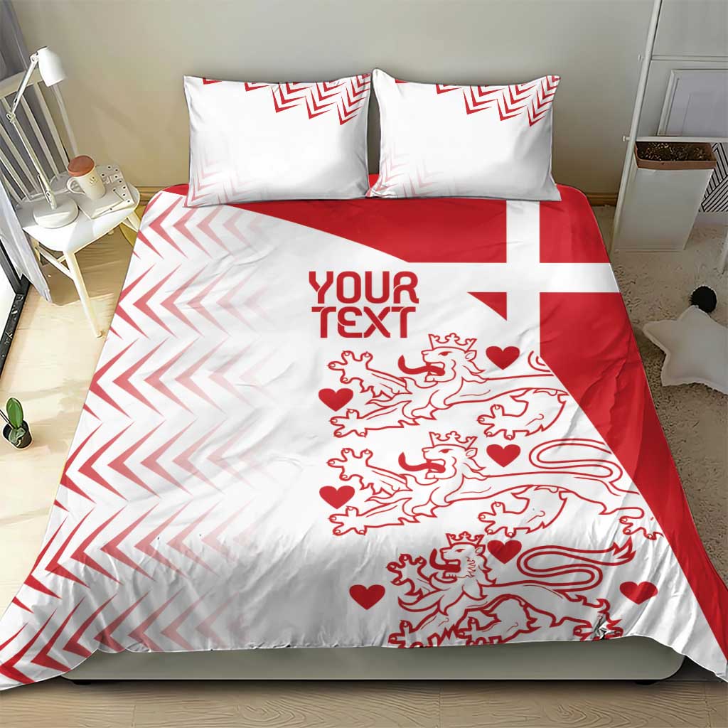 Custom Denmark Football Bedding Set Come On Danish Dynamite LT9 - Wonder Print Shop