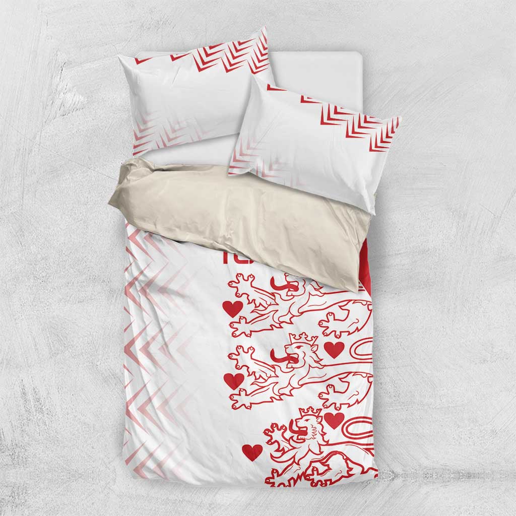 Custom Denmark Football Bedding Set Come On Danish Dynamite LT9 - Wonder Print Shop