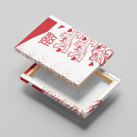 Custom Denmark Football Canvas Wall Art Come On Danish Dynamite LT9 - Wonder Print Shop