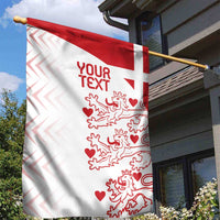 Custom Denmark Football Garden Flag Come On Danish Dynamite - Wonder Print Shop