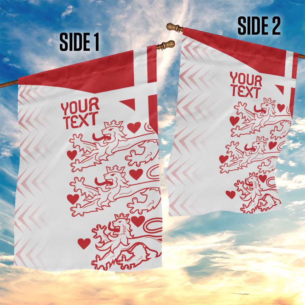 Custom Denmark Football Garden Flag Come On Danish Dynamite - Wonder Print Shop