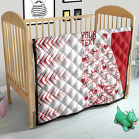 Custom Denmark Football Quilt Come On Danish Dynamite - Wonder Print Shop