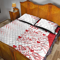 Custom Denmark Football Quilt Bed Set Come On Danish Dynamite - Wonder Print Shop