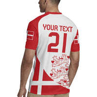 Custom Denmark Football Rugby Jersey Come On Danish Dynamite - Wonder Print Shop