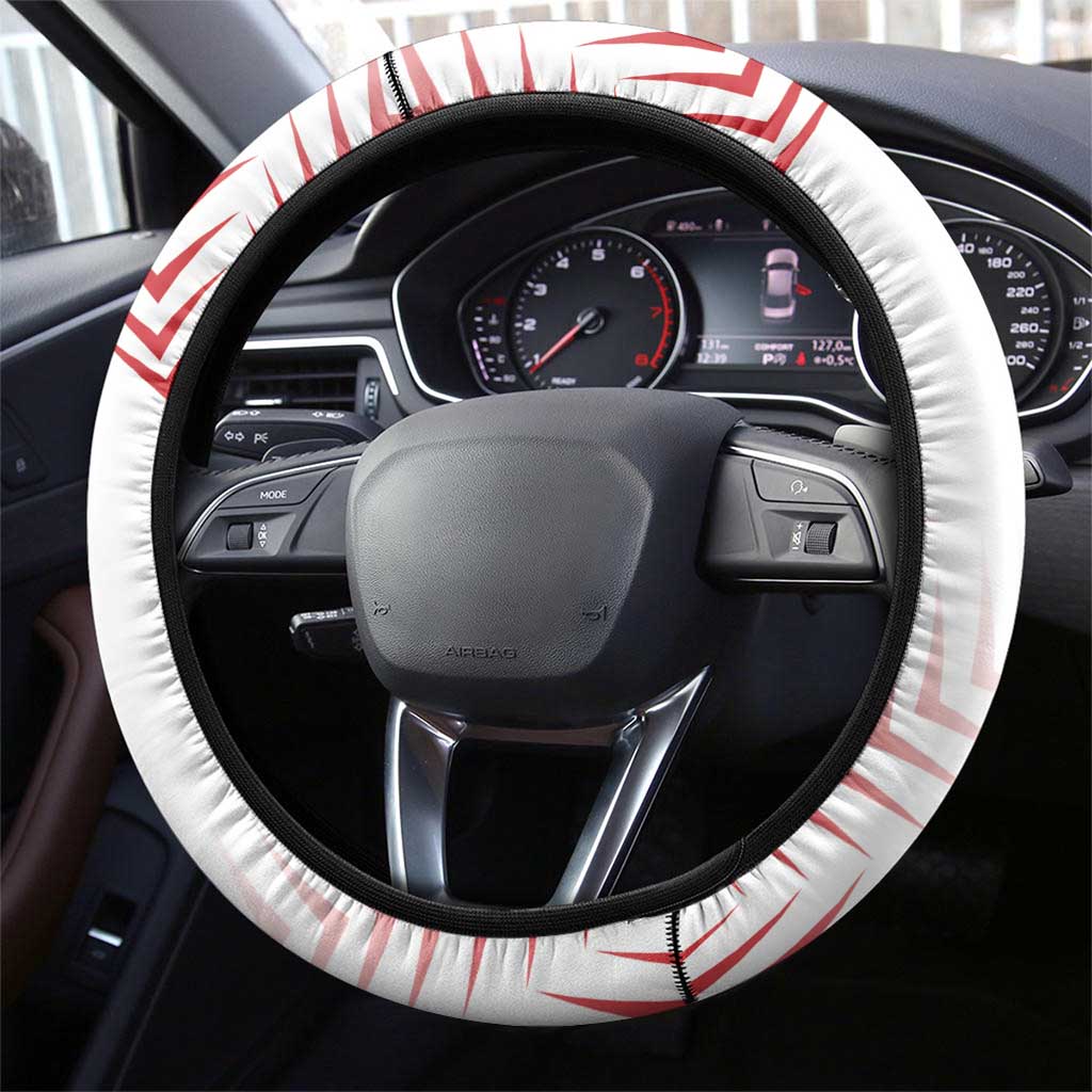 Denmark Football Steering Wheel Cover Come On Danish Dynamite - Wonder Print Shop