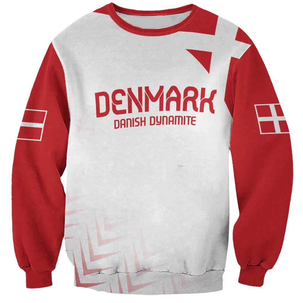 Custom Denmark Football Sweatshirt Come On Danish Dynamite - Wonder Print Shop