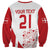 Custom Denmark Football Sweatshirt Come On Danish Dynamite - Wonder Print Shop