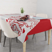 Custom Denmark Football Tablecloth Come On Danish Dynamite - Wonder Print Shop