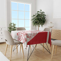 Custom Denmark Football Tablecloth Come On Danish Dynamite - Wonder Print Shop