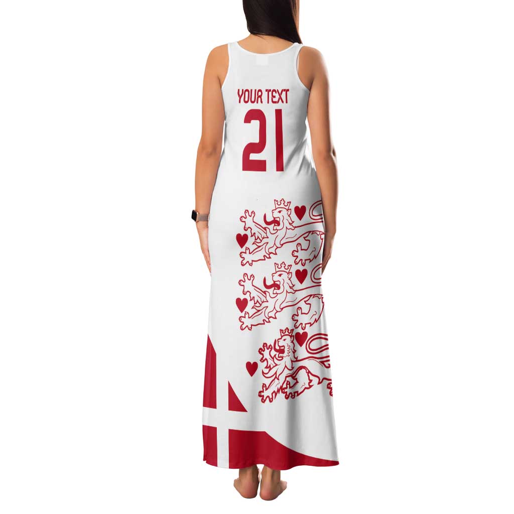 Custom Denmark Football Tank Maxi Dress Come On Danish Dynamite - Wonder Print Shop