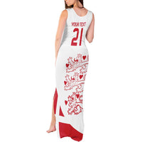 Custom Denmark Football Tank Maxi Dress Come On Danish Dynamite - Wonder Print Shop