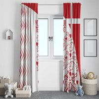 Custom Denmark Football Window Curtain Come On Danish Dynamite - Wonder Print Shop