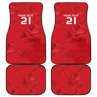 Custom Denmark Football Car Mats With Coat of Arm LT9 - Wonder Print Shop