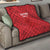 Custom Denmark Football Quilt With Coat of Arm - Wonder Print Shop