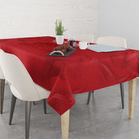 Custom Denmark Football Tablecloth With Coat of Arm - Wonder Print Shop
