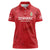 Custom Denmark Football Women Polo Shirt With Coat of Arm - Wonder Print Shop