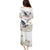 Denmark Mute Swan Puletasi With Chamomile Daisy Flowers - Wonder Print Shop