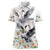 Denmark Mute Swan Women Polo Shirt With Chamomile Daisy Flowers - Wonder Print Shop