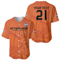 Custom Netherlands Oranje Football Baseball Jersey Come On Het Nederlands Elftal LT9 - Wonder Print Shop