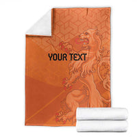 Custom Netherlands Oranje Football Blanket Come On Het Nederlands Elftal