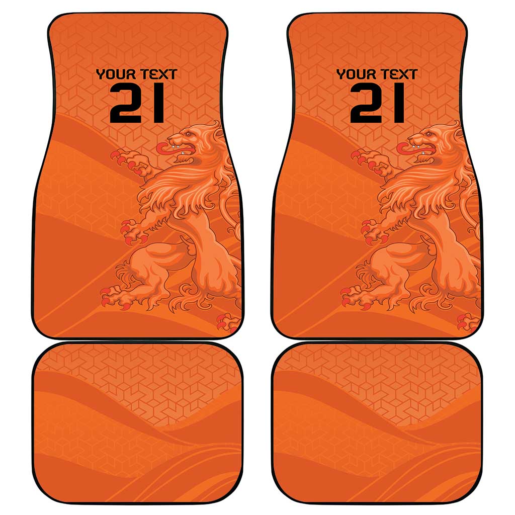 Custom Netherlands Oranje Football Car Mats Come On Het Nederlands Elftal LT9 - Wonder Print Shop