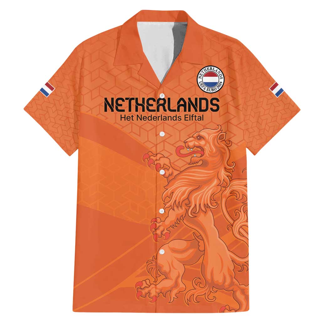 Custom Netherlands Oranje Football Family Matching Mermaid Dress and Hawaiian Shirt Come On Het Nederlands Elftal LT9 - Wonder Print Shop