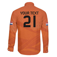 Custom Netherlands Oranje Football Family Matching Off The Shoulder Long Sleeve Dress and Hawaiian Shirt Come On Het Nederlands Elftal - Wonder Print Shop