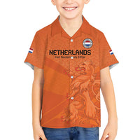 Custom Netherlands Oranje Football Family Matching Summer Maxi Dress and Hawaiian Shirt Come On Het Nederlands Elftal - Wonder Print Shop