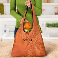 Custom Netherlands Oranje Football Grocery Bag Come On Het Nederlands Elftal