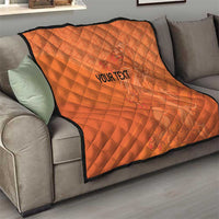 Custom Netherlands Oranje Football Quilt Come On Het Nederlands Elftal - Wonder Print Shop