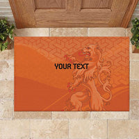 Custom Netherlands Oranje Football Rubber Doormat Come On Het Nederlands Elftal - Wonder Print Shop