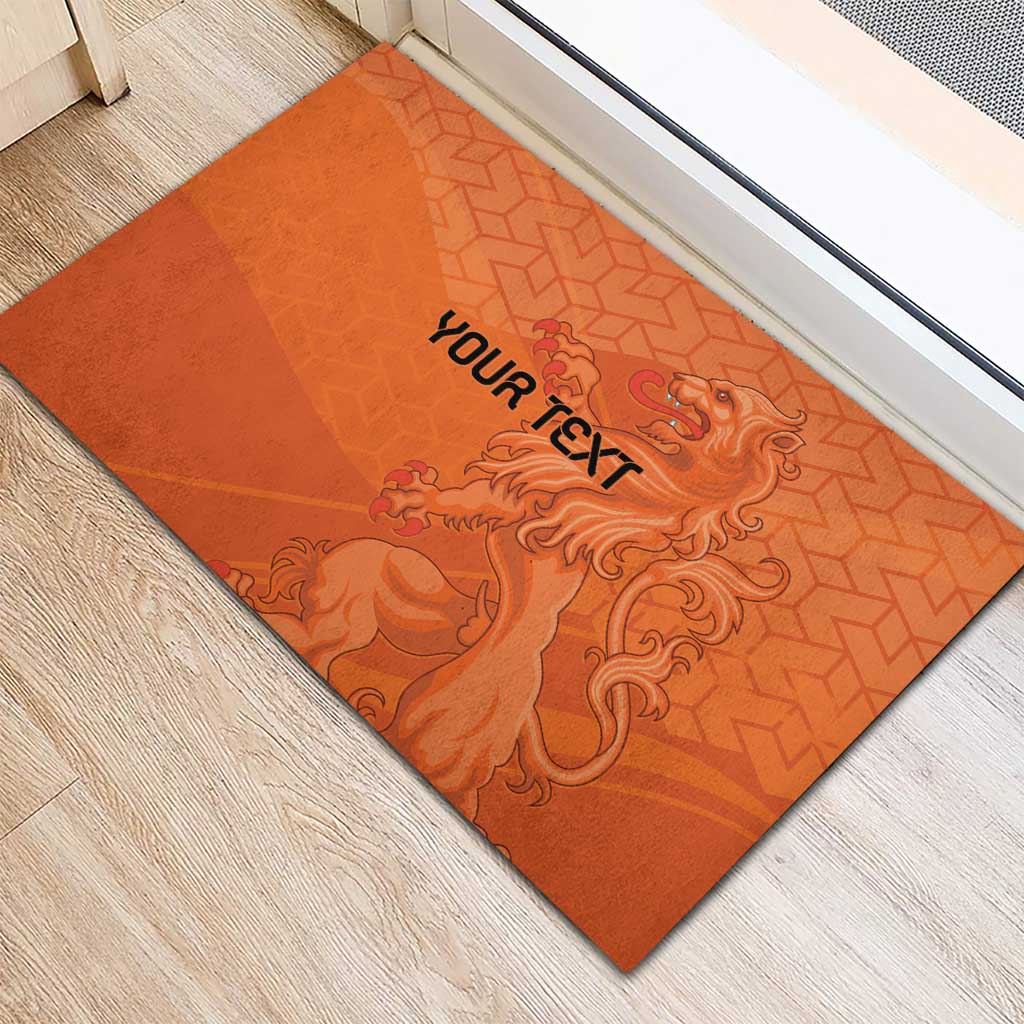 Custom Netherlands Oranje Football Rubber Doormat Come On Het Nederlands Elftal - Wonder Print Shop