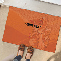 Custom Netherlands Oranje Football Rubber Doormat Come On Het Nederlands Elftal - Wonder Print Shop