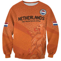 Custom Netherlands Oranje Football Sweatshirt Come On Het Nederlands Elftal - Wonder Print Shop