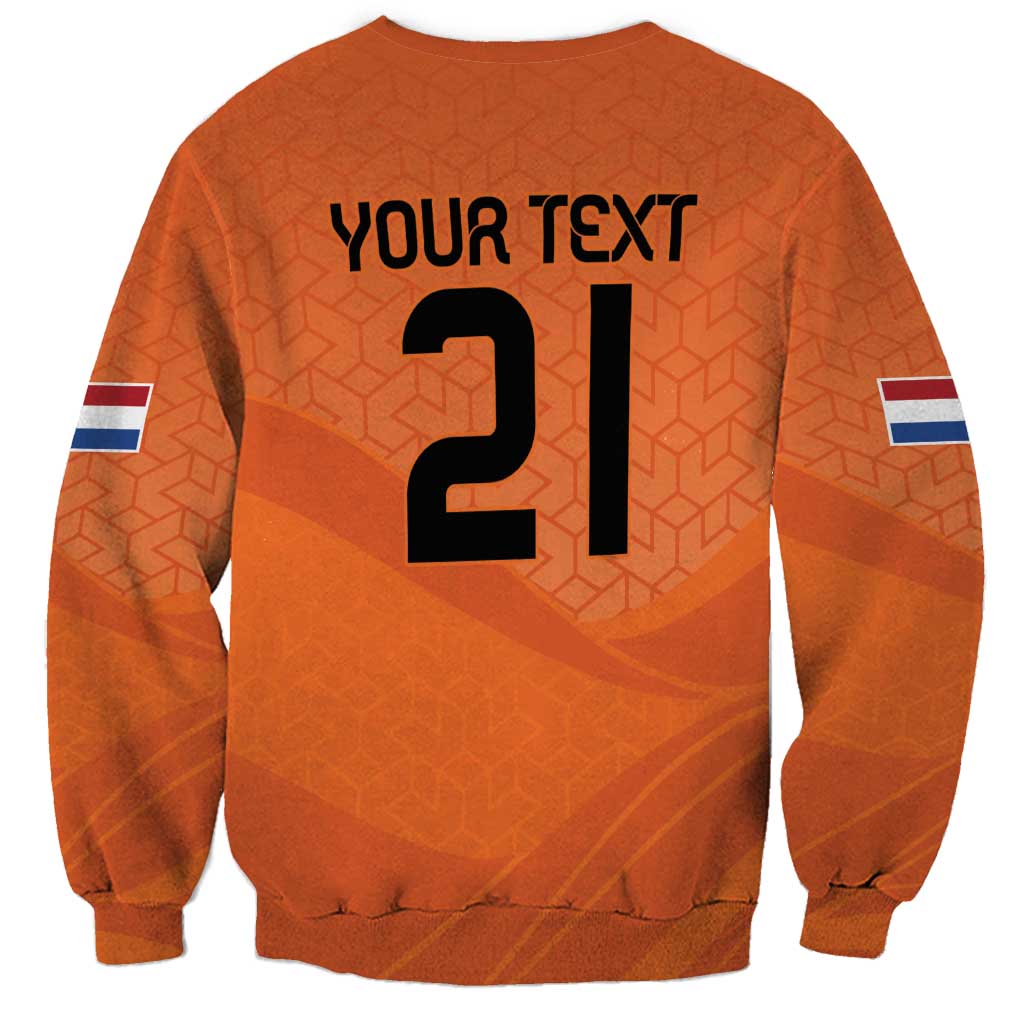 Custom Netherlands Oranje Football Sweatshirt Come On Het Nederlands Elftal - Wonder Print Shop