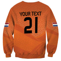 Custom Netherlands Oranje Football Sweatshirt Come On Het Nederlands Elftal - Wonder Print Shop