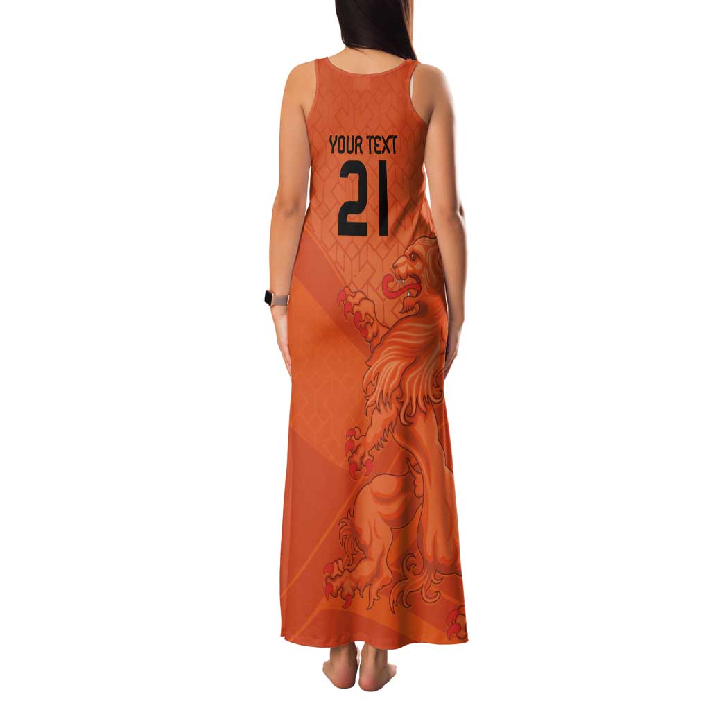 Custom Netherlands Oranje Football Tank Maxi Dress Come On Het Nederlands Elftal - Wonder Print Shop