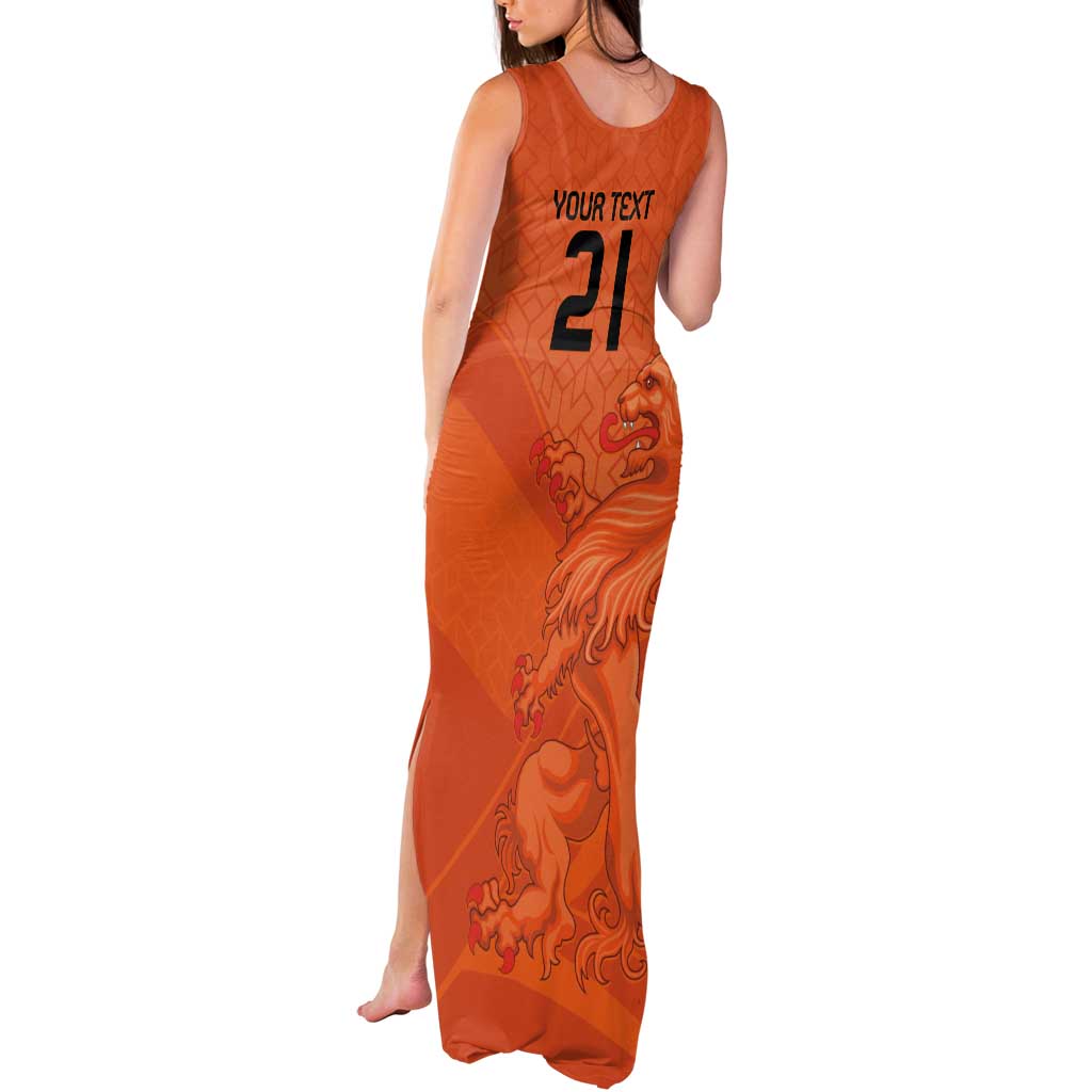 Custom Netherlands Oranje Football Tank Maxi Dress Come On Het Nederlands Elftal - Wonder Print Shop